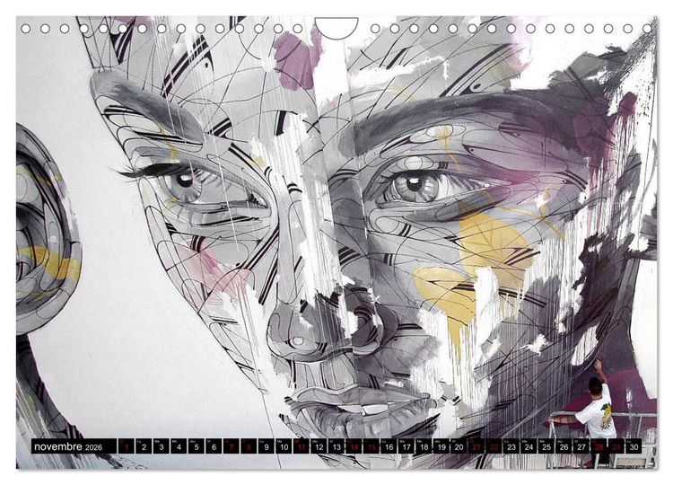 Produktbild: L'art des murs (Calendrier mural 2026 DIN A4 vertical), CALVENDO calendrier mensuel