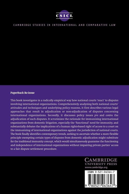 Produktbild: International Organizations Before National Courts