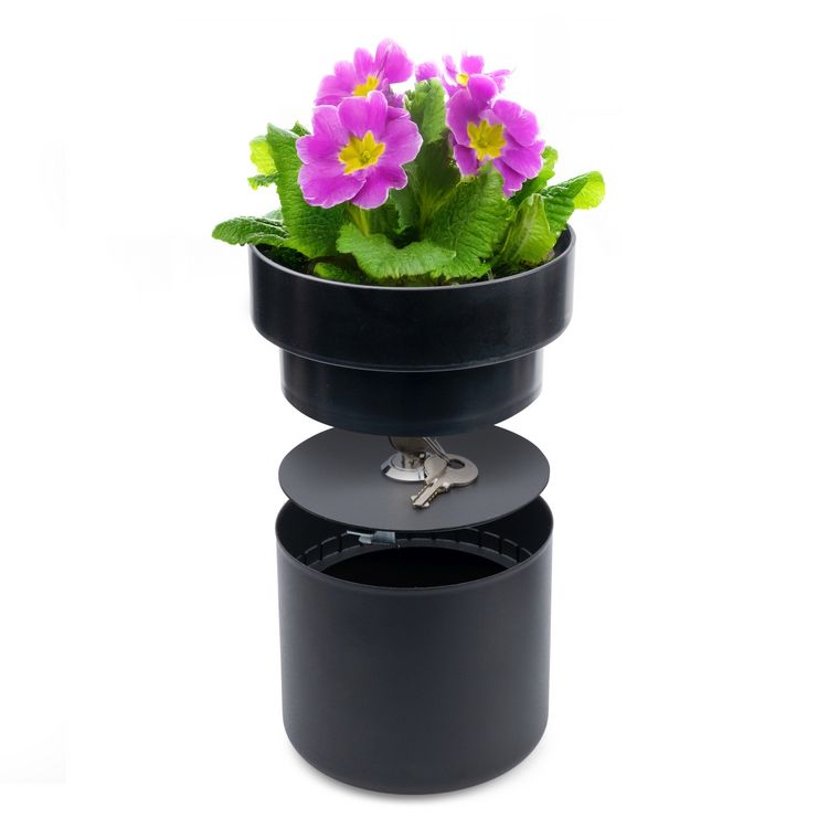 Produktbild: SAX Blumentopf Safe, schwarz