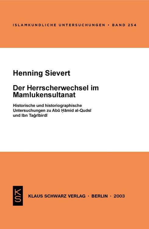 Bild vom Artikel Der Herrscherwechsel im Mamlukensultanat vom Autor Henning Sievert