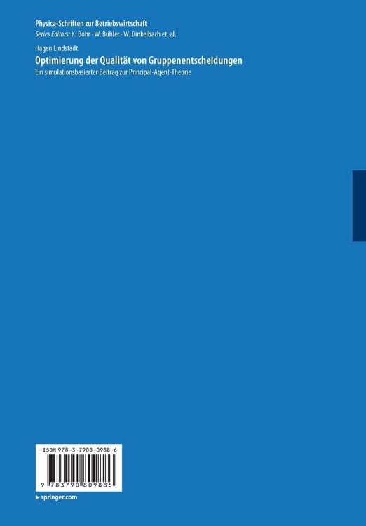 Produktbild: Optimierung der Qualit&auml;t von Gruppenentscheidungen
