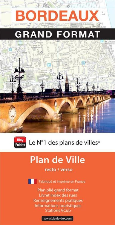 Produktbild: Bordeaux Grand Format : Plan de Ville
