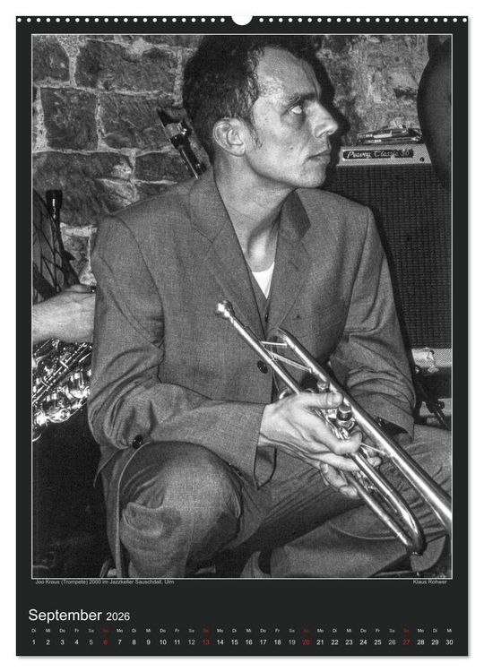 Produktbild: Jazz Moments (Wandkalender 2026 DIN A2 hoch), CALVENDO Monatskalender