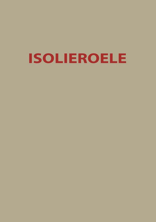 Produktbild: Isolieroele