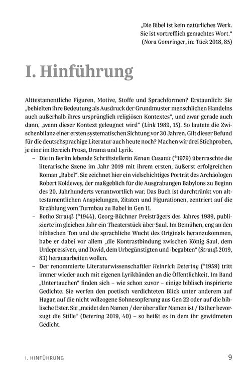 Produktbild: Altes Testament und moderne Literatur