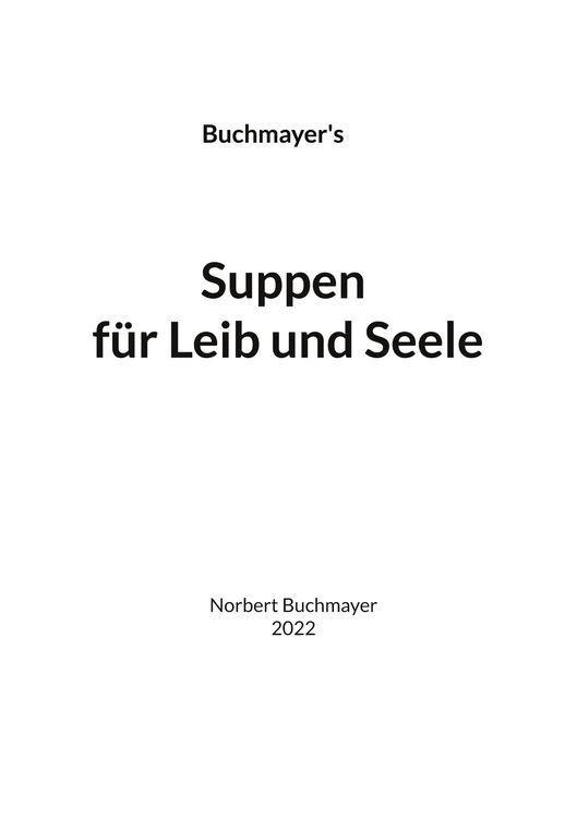 Produktbild: Suppen f&uuml;r Leib und Seele