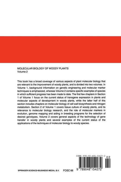 Produktbild: Molecular Biology of Woody Plants