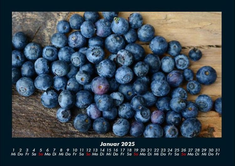 Produktbild: Fr&uuml;chte 2025 Fotokalender DIN A4