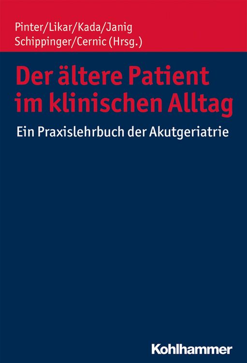 Produktbild: Der &auml;ltere Patient im klinischen Alltag