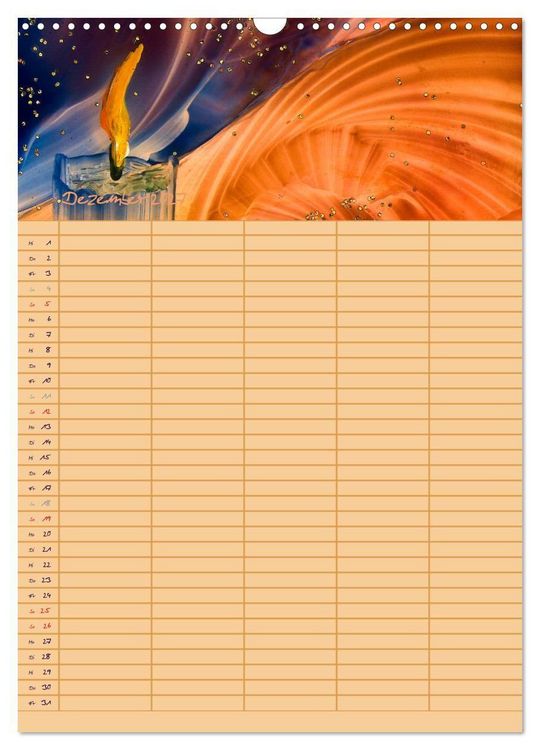Produktbild: Bl&uuml;tenzauber - Familienplaner 2027 (Wandkalender 2027 DIN A3 hoch), CALVENDO Monatskalender