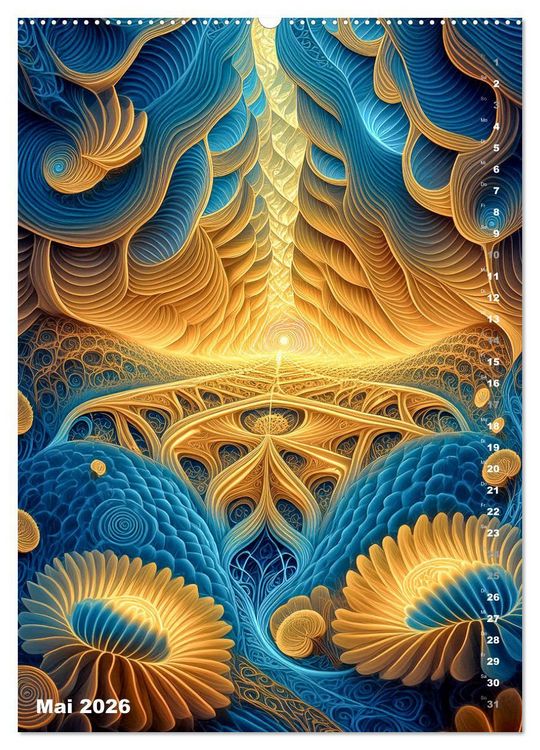 Produktbild: Surrealistische Traumwelt (Wandkalender 2026 DIN A2 hoch), CALVENDO Monatskalender