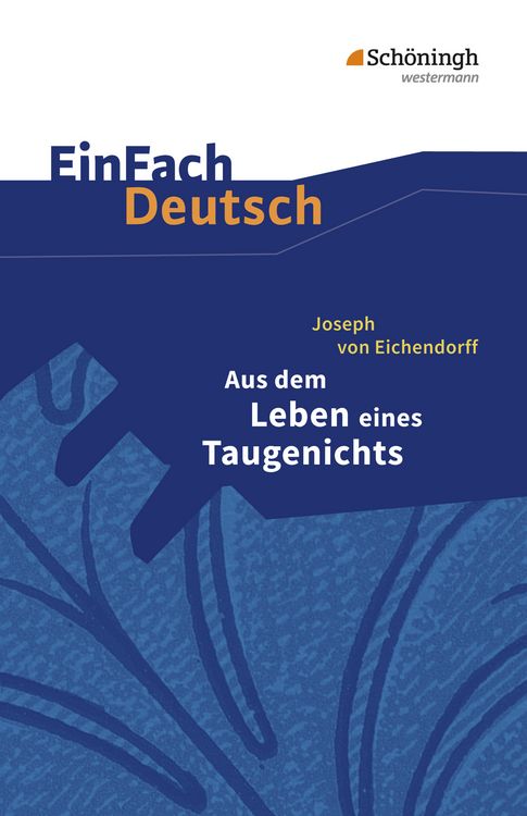 Produktbild: Aus dem Leben eines Taugenichts. Textausgabe