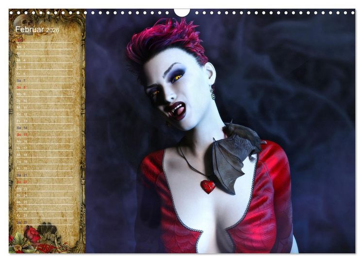 Produktbild: Vampire - Kinder der Nacht (Wandkalender 2026 DIN A3 quer), CALVENDO Monatskalender