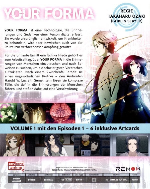 Produktbild: YOUR FORMA - Volume 1 - limitierte Edition mit Sammelschuber