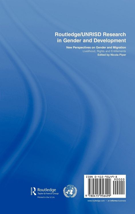 Produktbild: New Perspectives on Gender and Migration