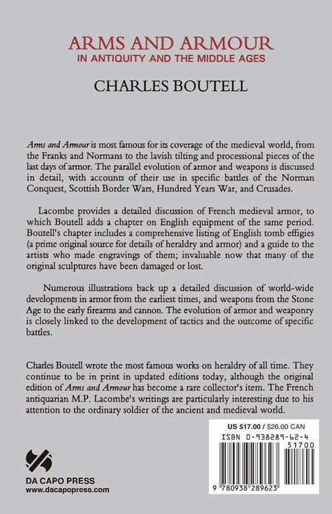 Produktbild: Arms and Armour in Antiquity and the Middle Ages