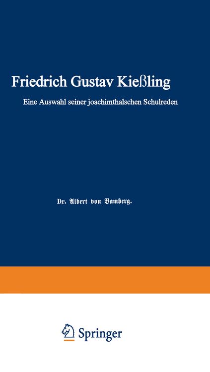 Produktbild: Friedrich Gustav Kie&szlig;ling