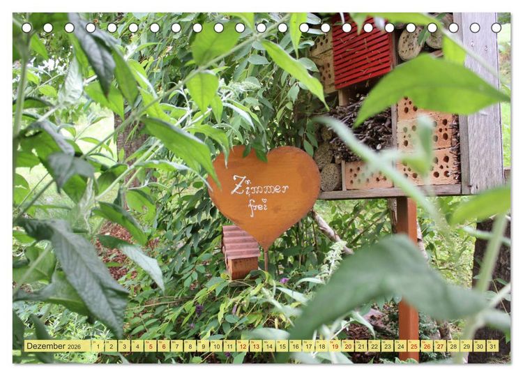 Produktbild: Gartenzauber (Tischkalender 2026 DIN A5 quer), CALVENDO Monatskalender
