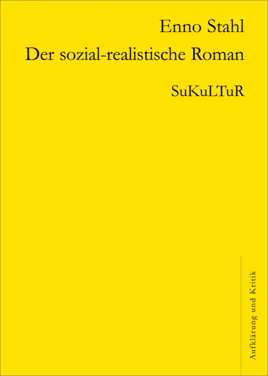 Produktbild: Der sozial-realistische Roman
