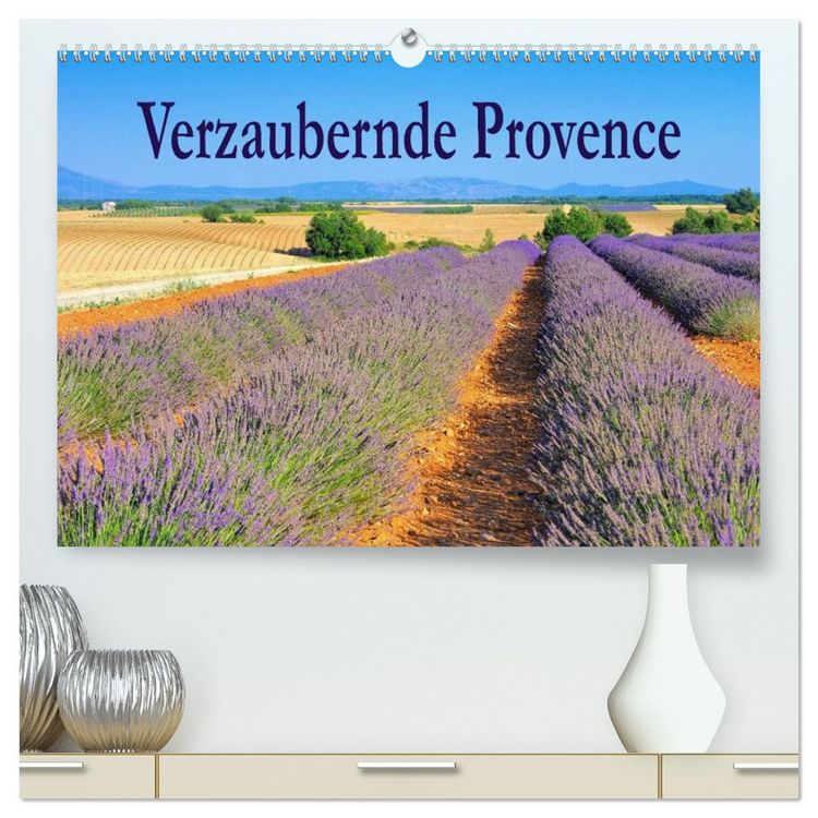 Produktbild: Verzaubernde Provence (hochwertiger Premium Wandkalender 2026 DIN A2 quer), Kunstdruck in Hochglanz