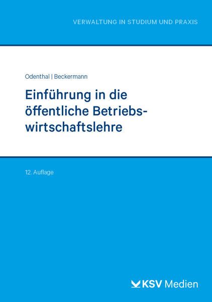 Produktbild: Einf&uuml;hrung in die &ouml;ffentliche Betriebswirtschaftslehre