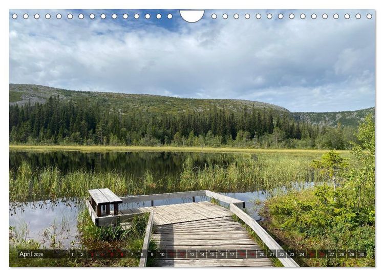 Produktbild: Wandern in Schweden - Einladung in die Natur (Wandkalender 2026 DIN A4 quer), CALVENDO Monatskalender