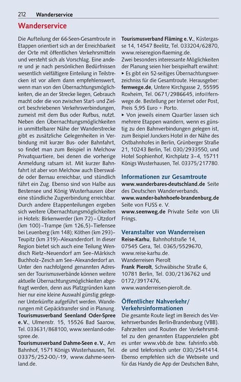 TRESCHER Reiseführer 66-Seen-Wanderung