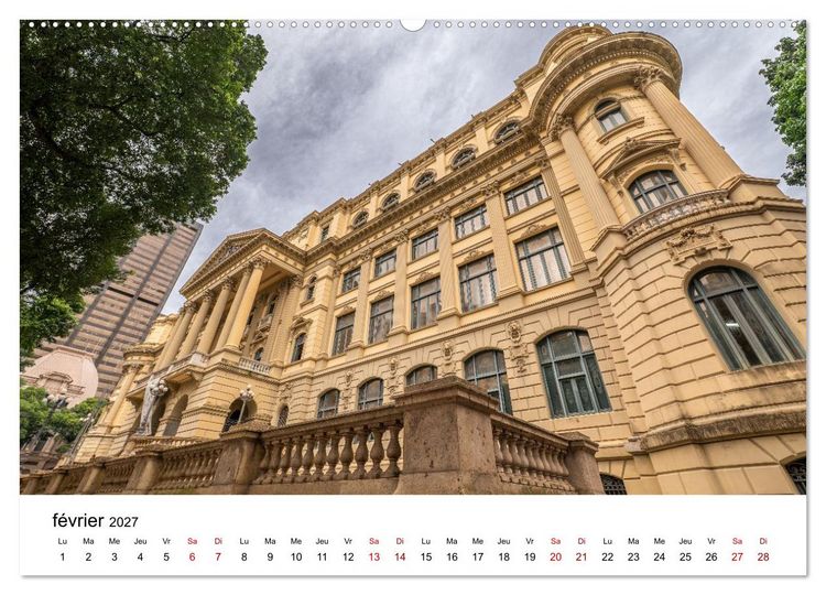 Produktbild: RIO DE JANEIRO Contrastes. Couleurs. Lumi&egrave;re. (Calendrier mural 2027 DIN A2 vertical) calendrier de bureau