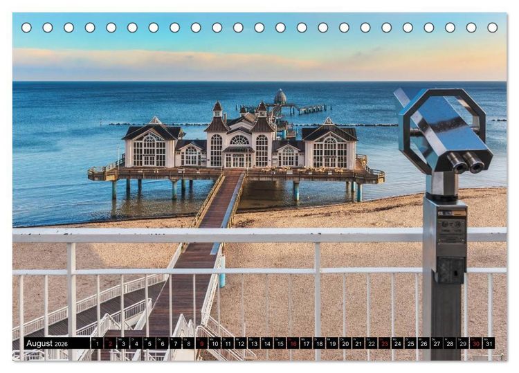 Produktbild: Die Ostseek&uuml;ste in Mecklenburg-Vorpommern (Tischkalender 2026 DIN A5 quer), CALVENDO Monatskalender