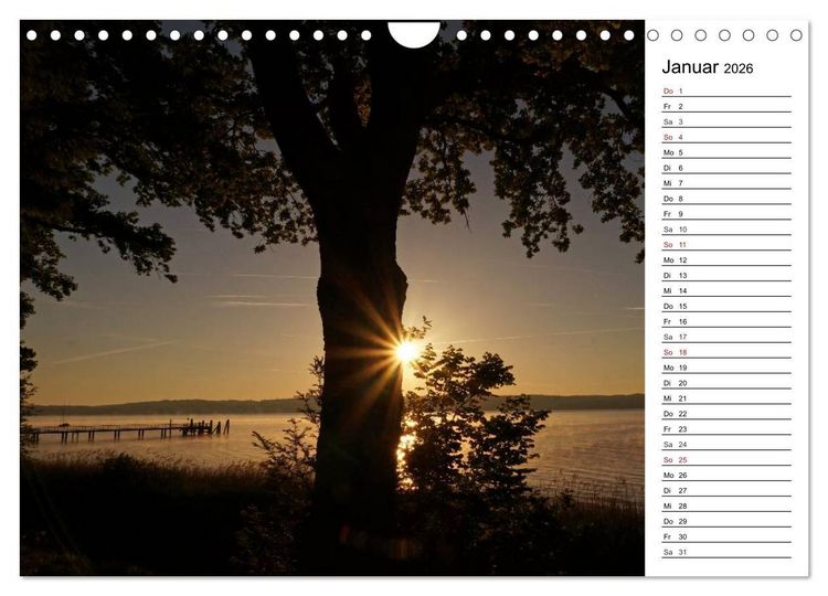 Produktbild: Seest&auml;rke - Der Ammersee (Wandkalender 2026 DIN A4 quer), CALVENDO Monatskalender