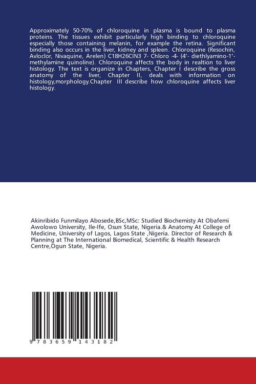 Produktbild: Chloroquine and liver histology