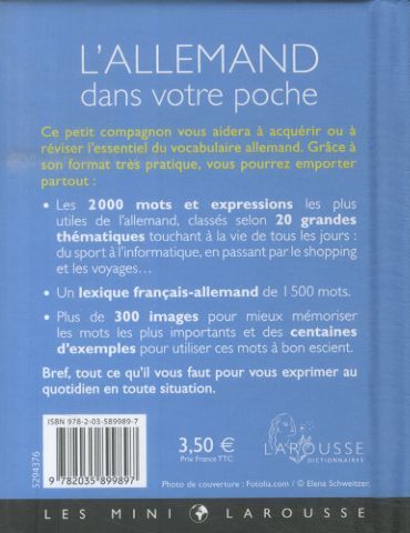 Produktbild: L'allemand dans votre poche