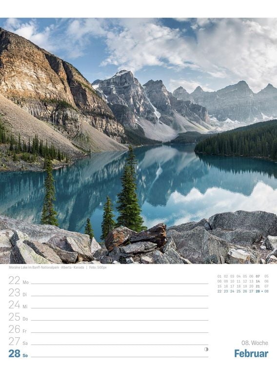 Produktbild: Planet Erde Wochenplaner Kalender 2027 | Landschaften der Welt