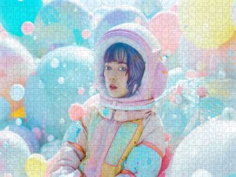Produktbild: CALVENDO Puzzle Figuren in einer bunten Welt im Anime-Stil | 2000 Teile Lege-Gr&ouml;&szlig;e 90x67cm Foto-Puzzle f&uuml;r gl&uuml;ckliche Stunden