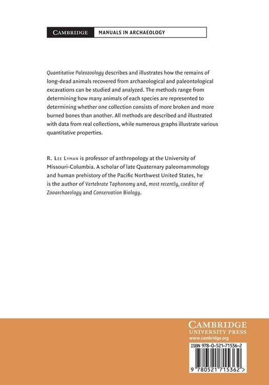 Produktbild: Quantitative Paleozoology