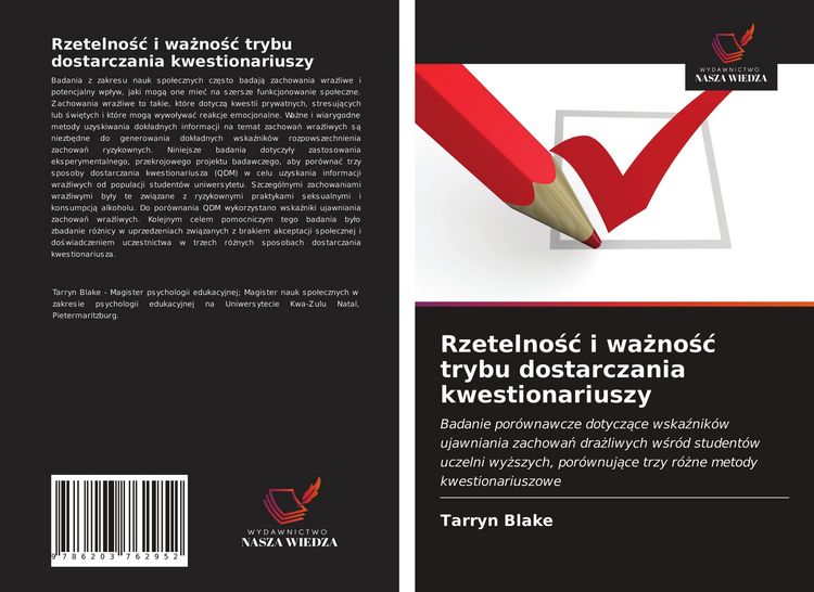 Produktbild: Rzetelno&iquest;&iquest; i wa&iquest;no&iquest;&iquest; trybu dostarczania kwestionariuszy