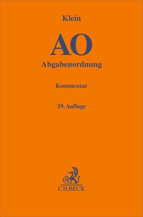 Produktbild: Abgabenordnung. AO