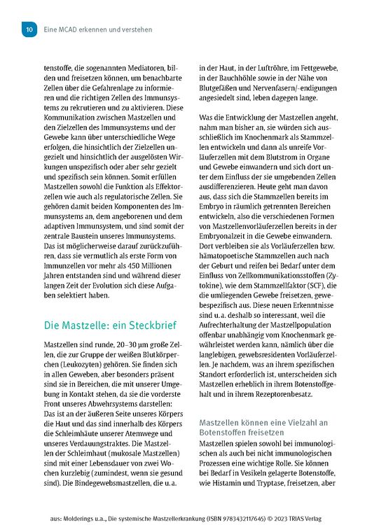 Produktbild: Die systemische Mastzellerkrankung