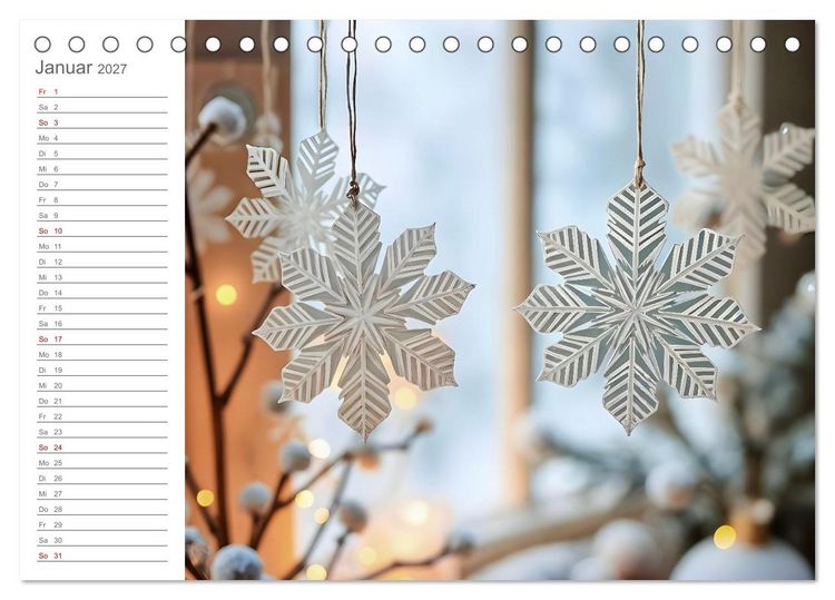 Produktbild: Papiertr&auml;ume - Die kreative Welt der Papierkunst (Tischkalender 2027 DIN A5 quer), CALVENDO Monatskalender