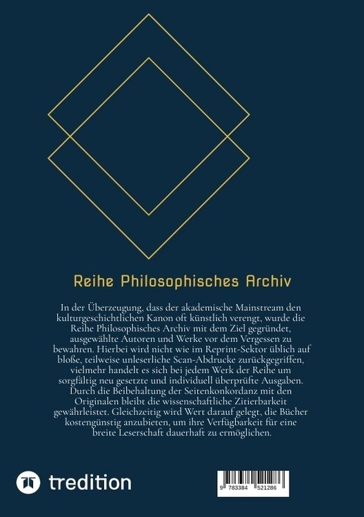 Produktbild: Vorgedanken zur Weltanschauung