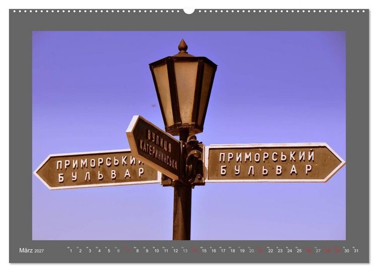 Produktbild: Odessa - Ukrainische Metropole am Schwarzen Meer (Wandkalender 2027 DIN A2 quer), CALVENDO Monatskalender