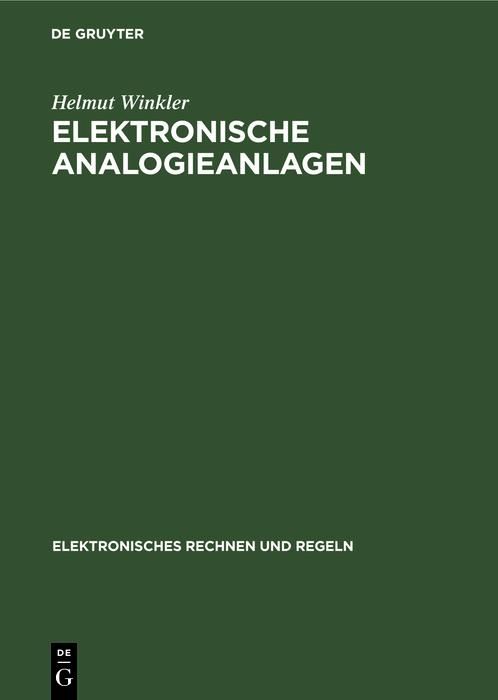 Produktbild: Elektronische Analogieanlagen