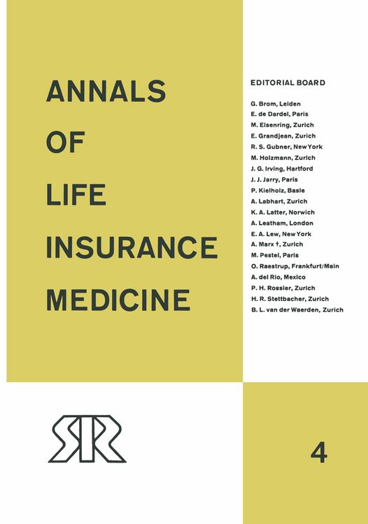 Produktbild: Annals of Life Insurance Medicine