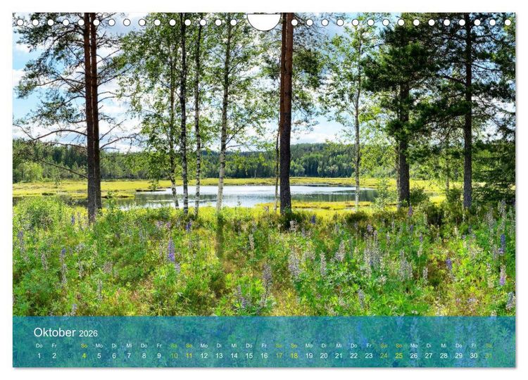 Produktbild: Zauberhaftes V&auml;rmland (Wandkalender 2026 DIN A4 quer), CALVENDO Monatskalender