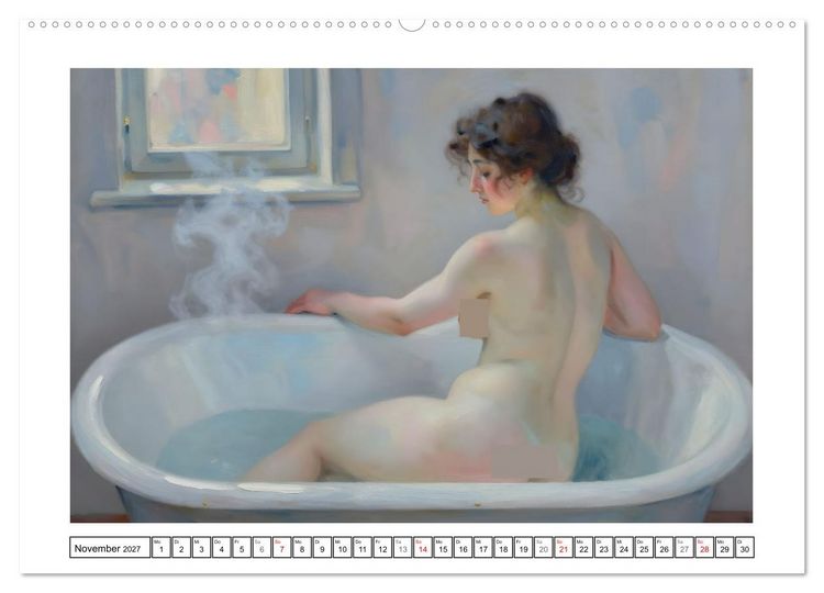 Produktbild: Sch&ouml;nheit ohne Schleier - Impressionismus (hochwertiger Premium Wandkalender 2027 DIN A2 quer), Kunstdruck in Hochglanz