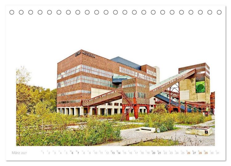 Produktbild: Zeche Zollverein. Weltkulturerbe. (Tischkalender 2027 DIN A5 quer), CALVENDO Monatskalender