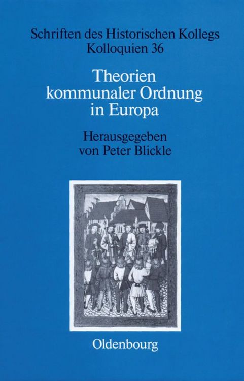 Produktbild: Theorien kommunaler Ordnung in Europa