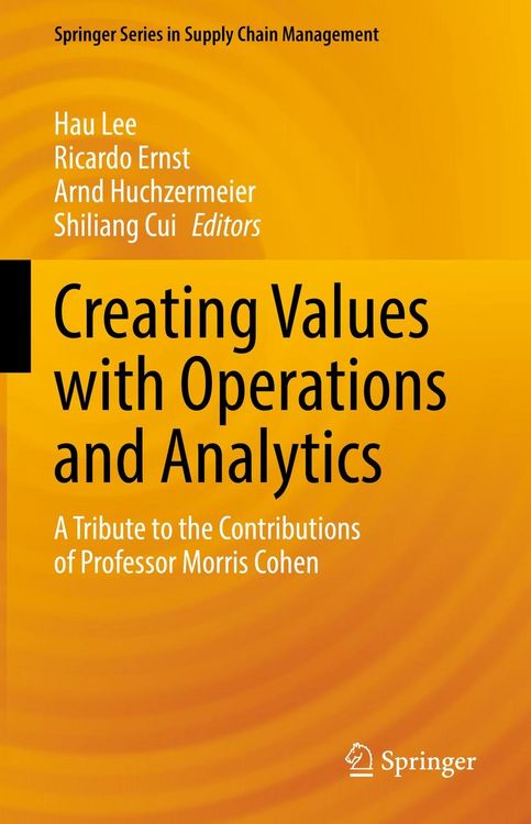 Produktbild: Creating Values with Operations and Analytics