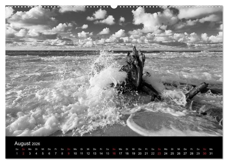 Produktbild: Strandspaziergang an der Ostsee (hochwertiger Premium Wandkalender 2026 DIN A2 quer), Kunstdruck in Hochglanz