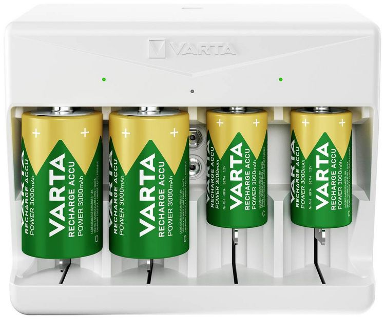 Produktbild: Varta Universal Charger Rundzellen-Ladeger&auml;t NiMH Micro (AAA), Mignon (AA), Baby (C), Mono (D), 9 V Block